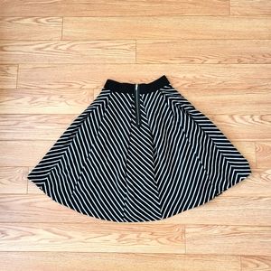 Philosophy Balck stripes A line skirt in size XS